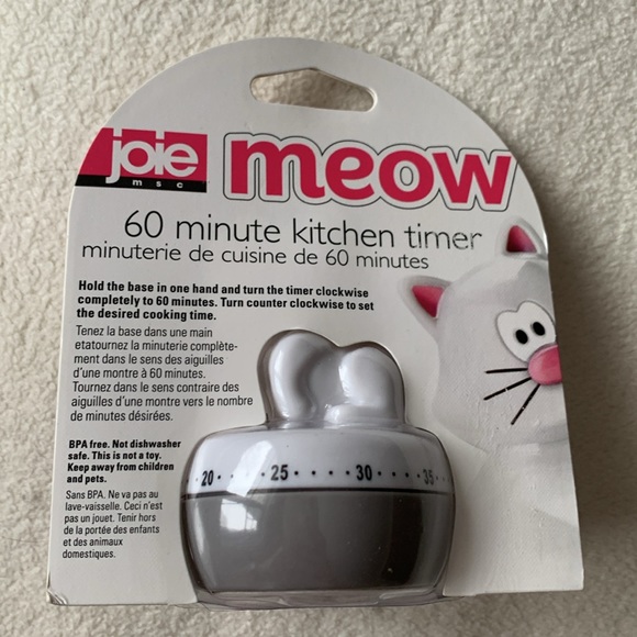 Meow Cat 60-Minute Kitchen Timer - Picture 2 of 3